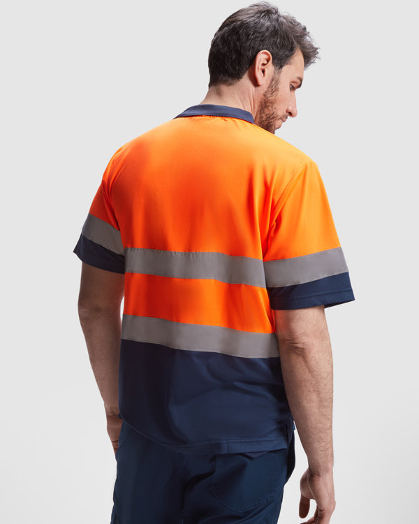 POLARIS 9302 · MARINO/NARANJA FLUOR · Vista trasera