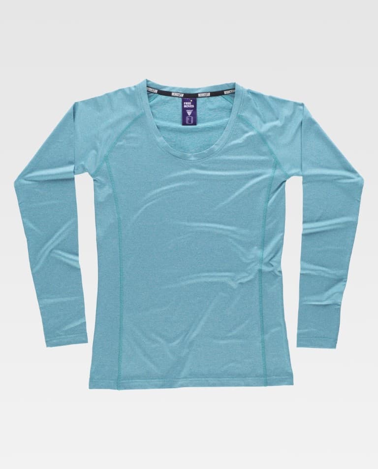 Camiseta Workteam B0069 Turquesa