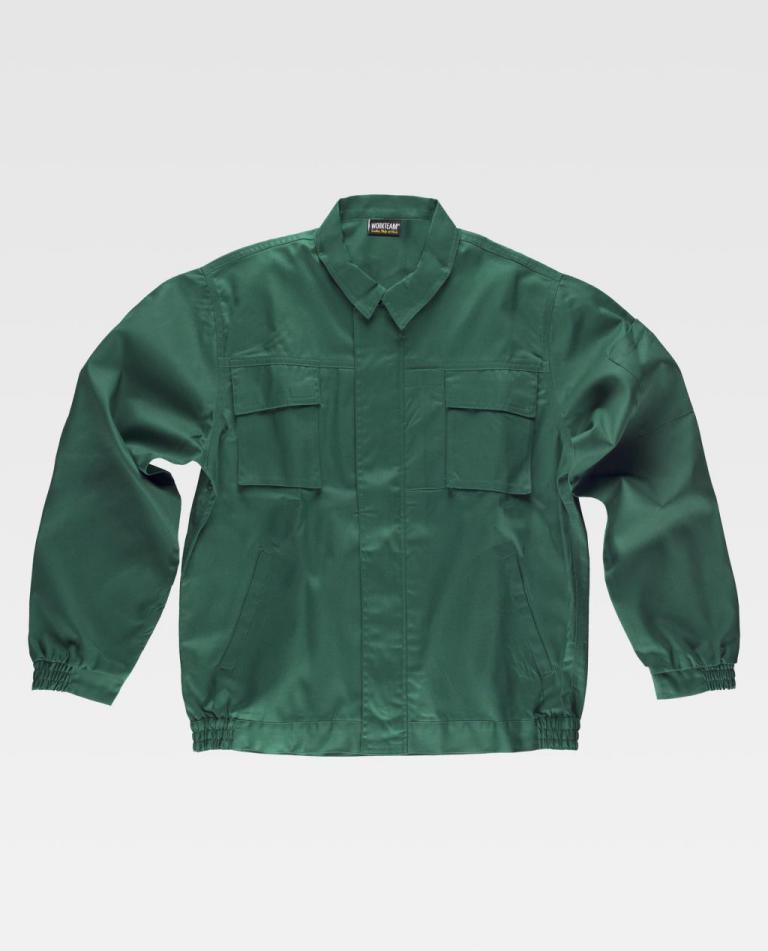 Cazadora Workteam B1109 Verde Oscuro