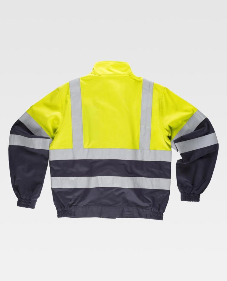 Cazadora Workteam B1191 Marino / Amarillo AV