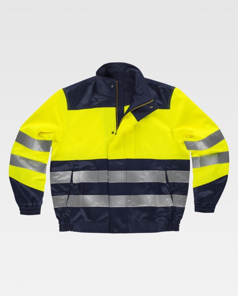Cazadora Workteam B1195 Marino / Amarillo AV