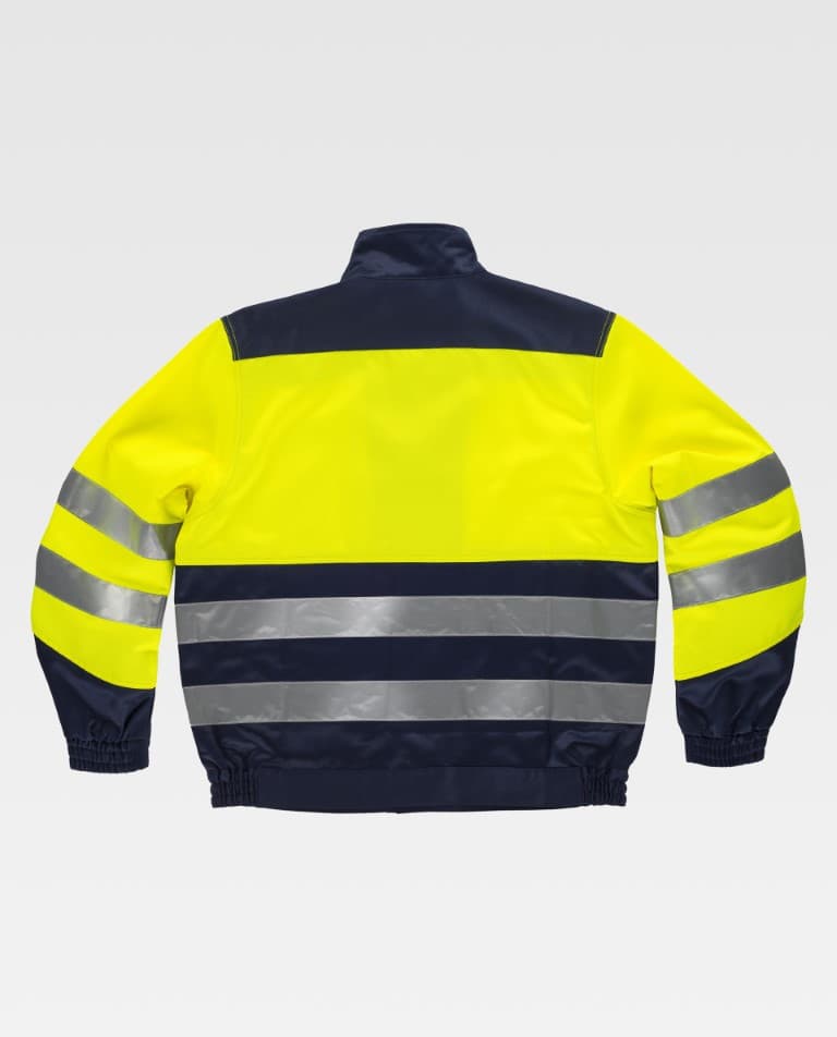 Cazadora Workteam B1195 Marino / Amarillo AV