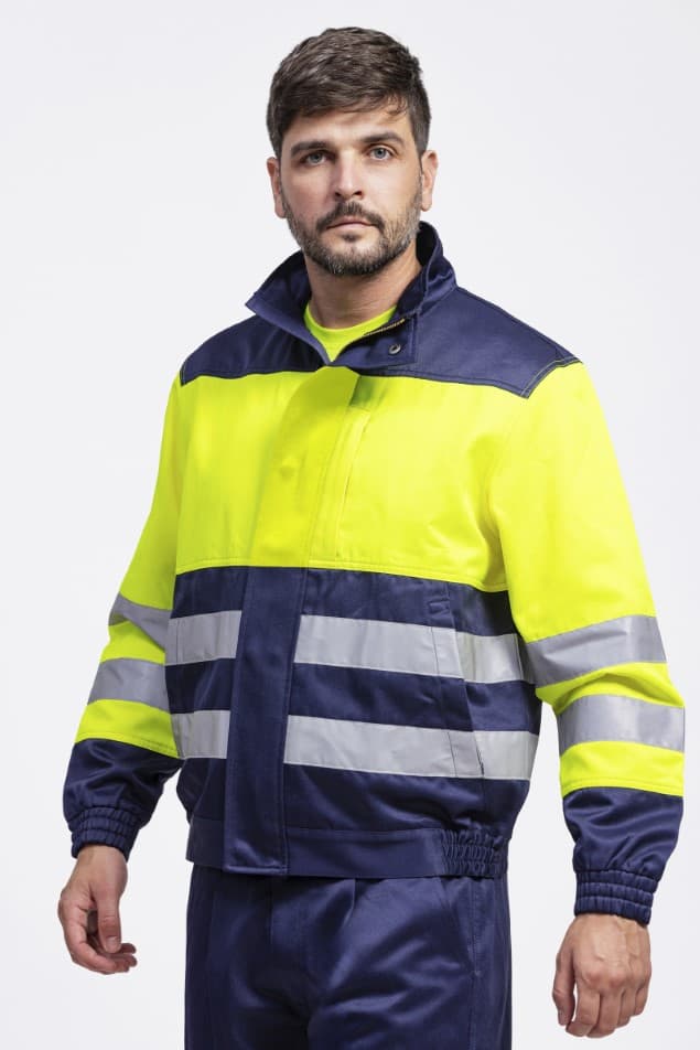 Cazadora Workteam B1195 Marino / Amarillo AV