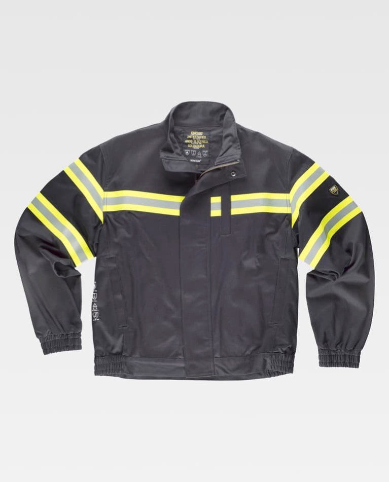 Cazadora Workteam B1198 Gris Oscuro