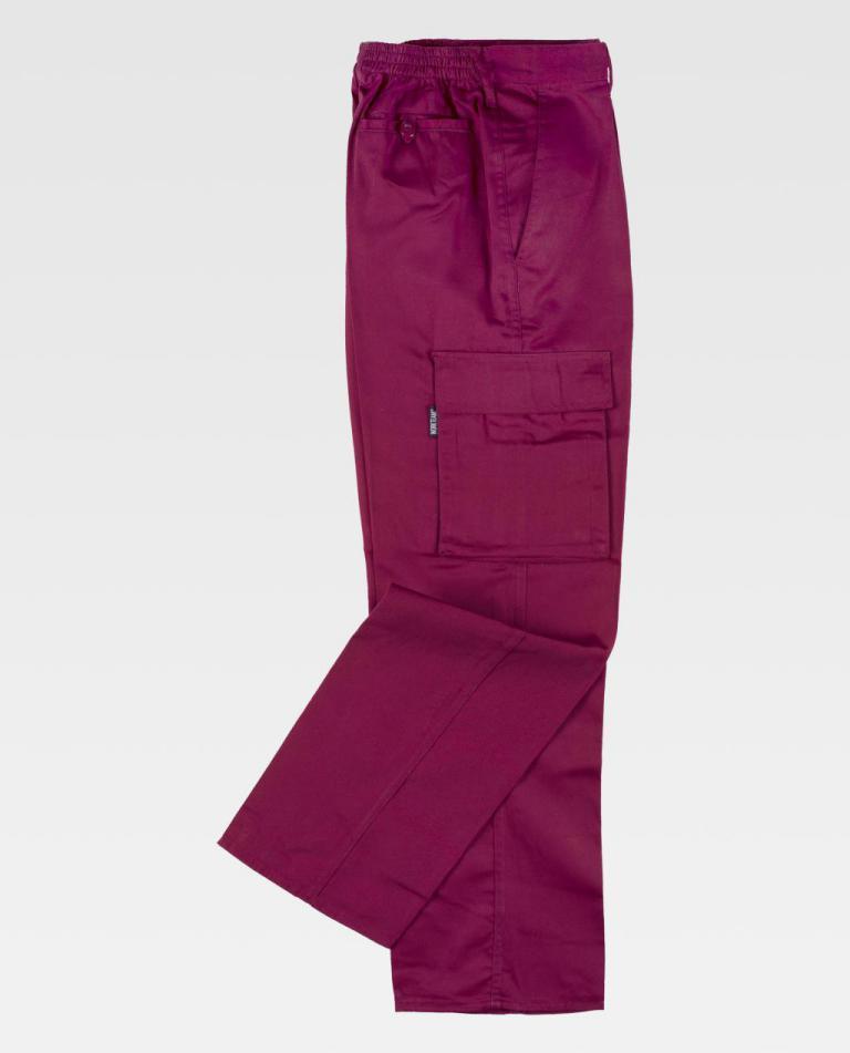 Pantalón Workteam B1403 Granate
