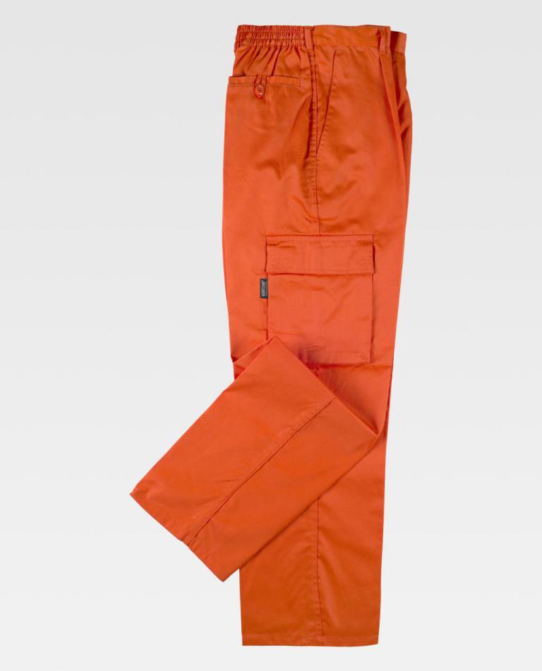 Pantalón Workteam B1403 Naranja