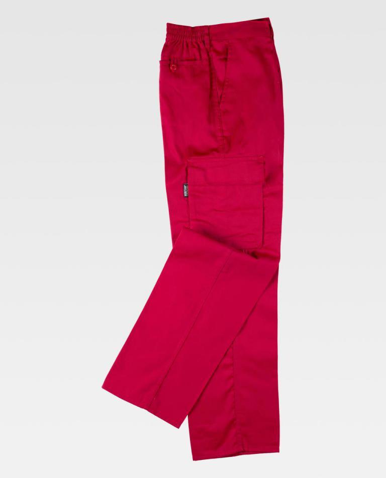 Pantalón Workteam B1403 Rojo