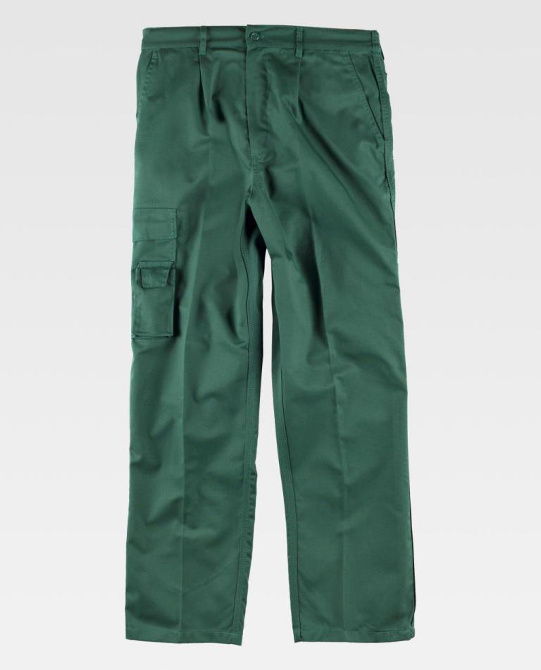 Pantalón Workteam B1409 Verde Oscuro