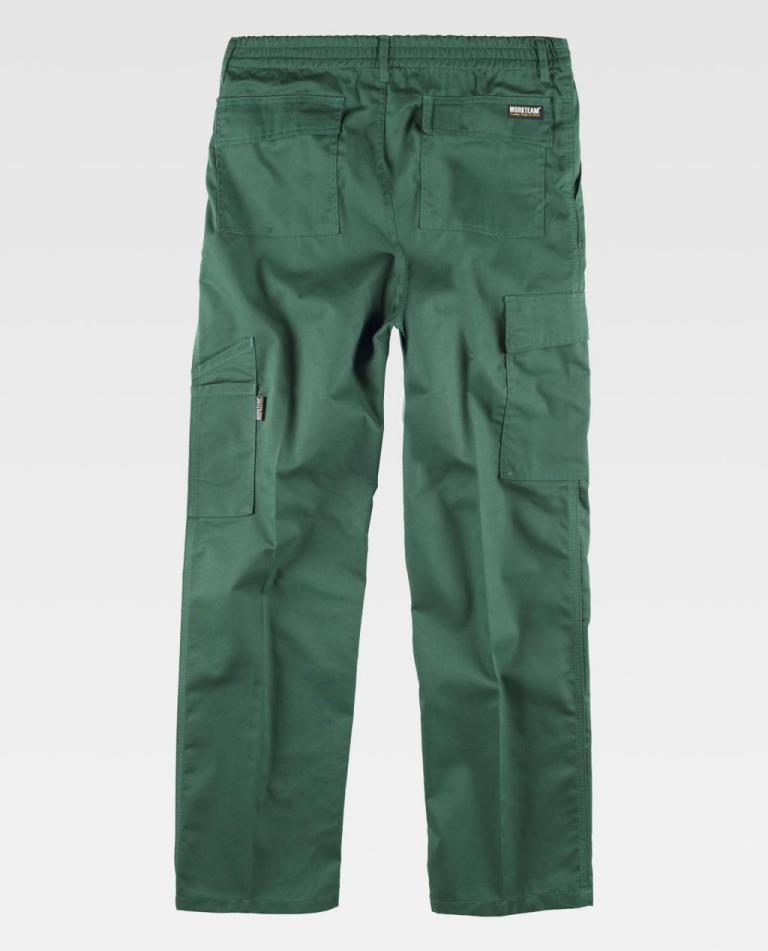 Pantalón Workteam B1409 Verde Oscuro