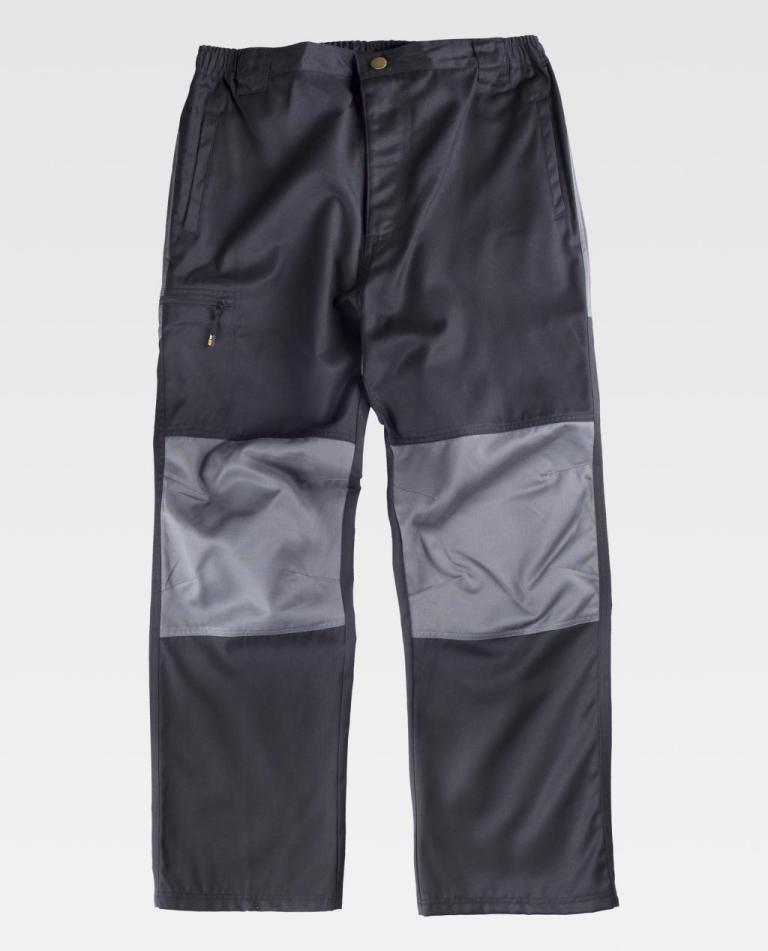 Pantalón Workteam B1411 Negro / Gris