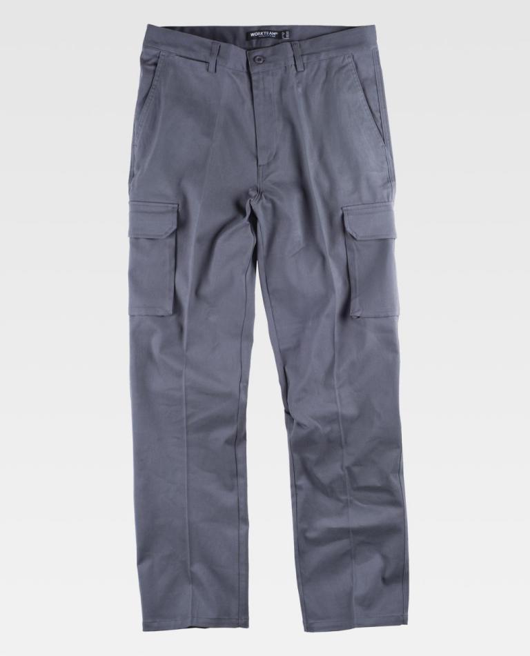 Pantalón Workteam B1421 Gris