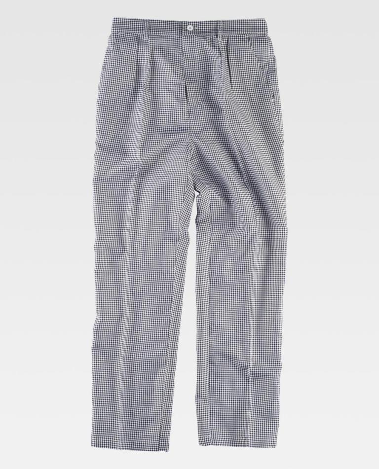 Pantalón Workteam B1426 Blanco / Negro