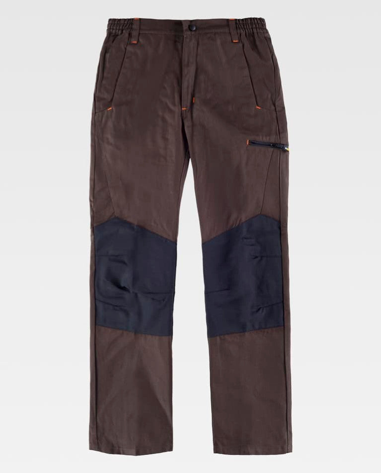Pantalón Workteam B1460 Marrón / Negro