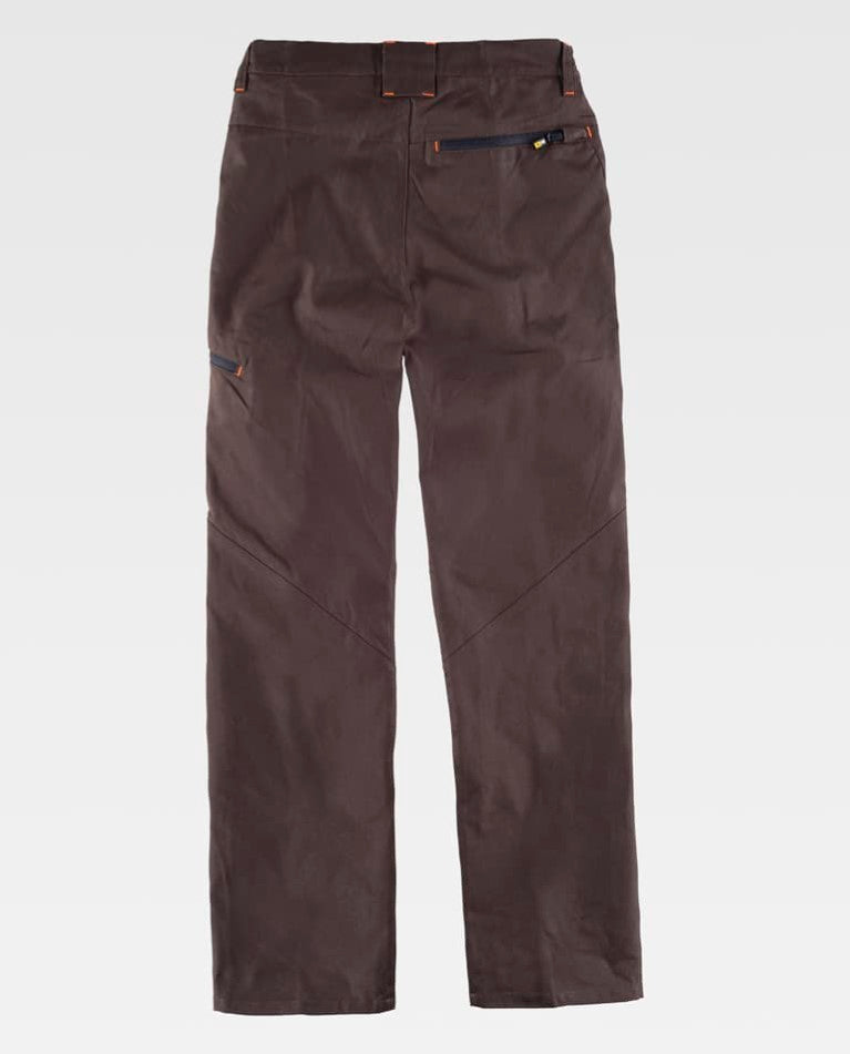 Pantalón Workteam B1460 Marrón / Negro