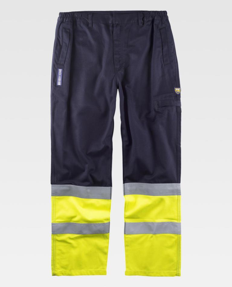 Pantalón Workteam B1491 Marino / Amarillo AV
