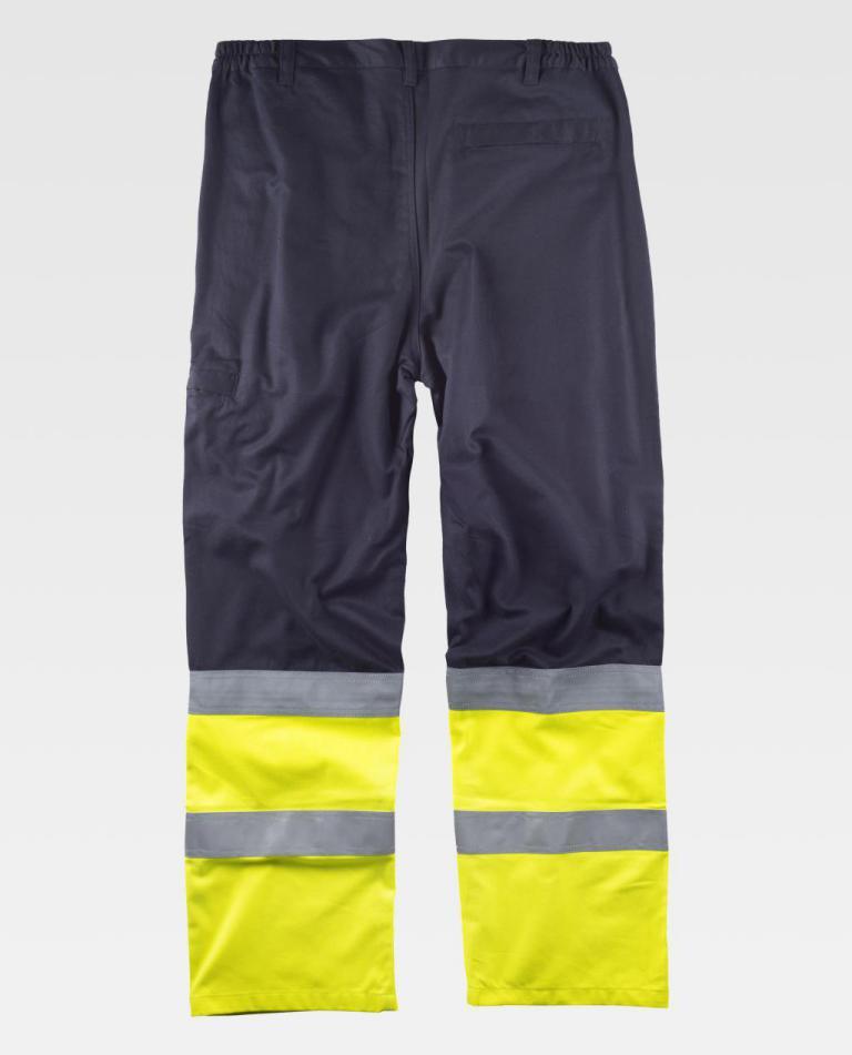 Pantalón Workteam B1491 Marino / Amarillo AV