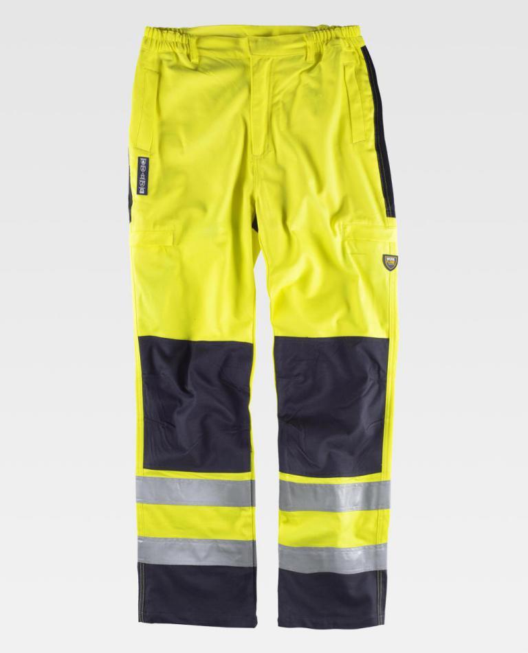 Pantalón Workteam B1492 Amarillo AV / Marino