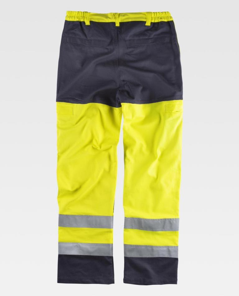 Pantalón Workteam B1492 Amarillo AV / Marino