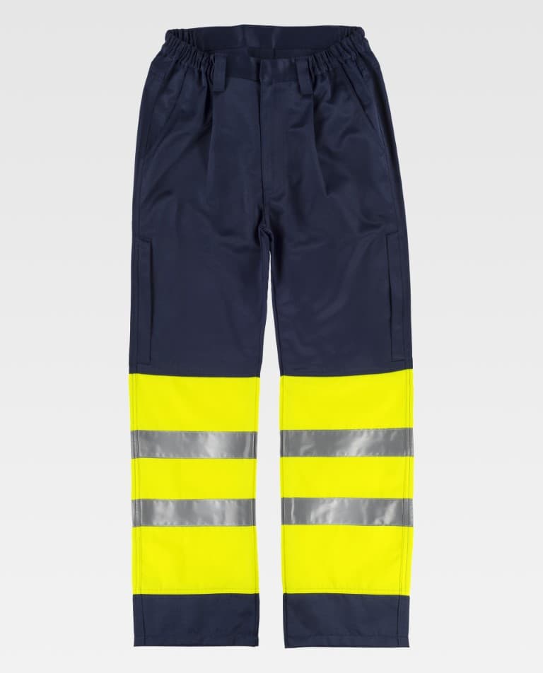 Pantalón Workteam B1495 Marino / Amarillo AV