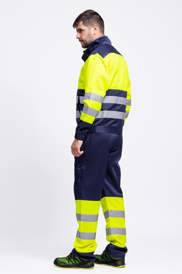 Pantalón Workteam B1495 Marino / Amarillo AV