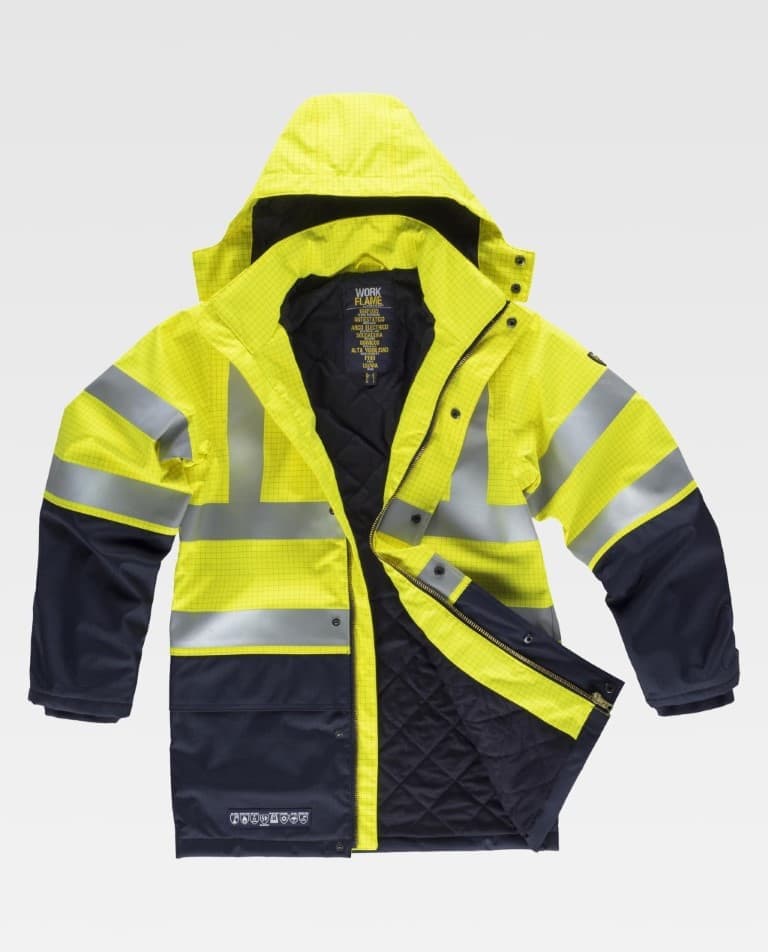 Parka Workteam B3795 Amarillo AV / Marino