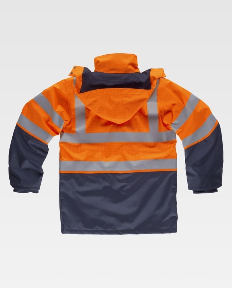 Parka Workteam B3795 Naranja AV / Marino