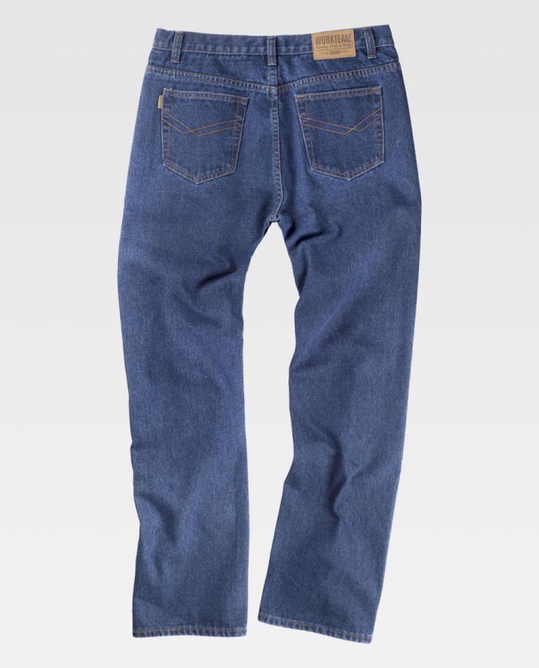 Pantalón Workteam B4003 Vaquero