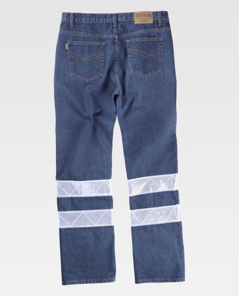Pantalón Workteam B4007 Vaquero