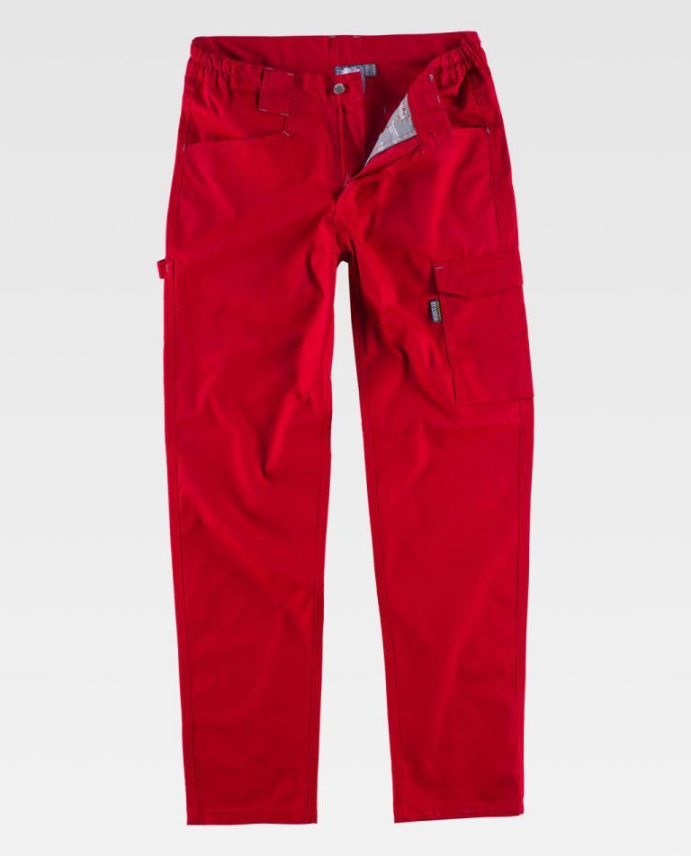 Pantalón Workteam B4030 Rojo