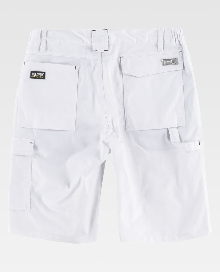 Bermuda Workteam B4035 Blanco
