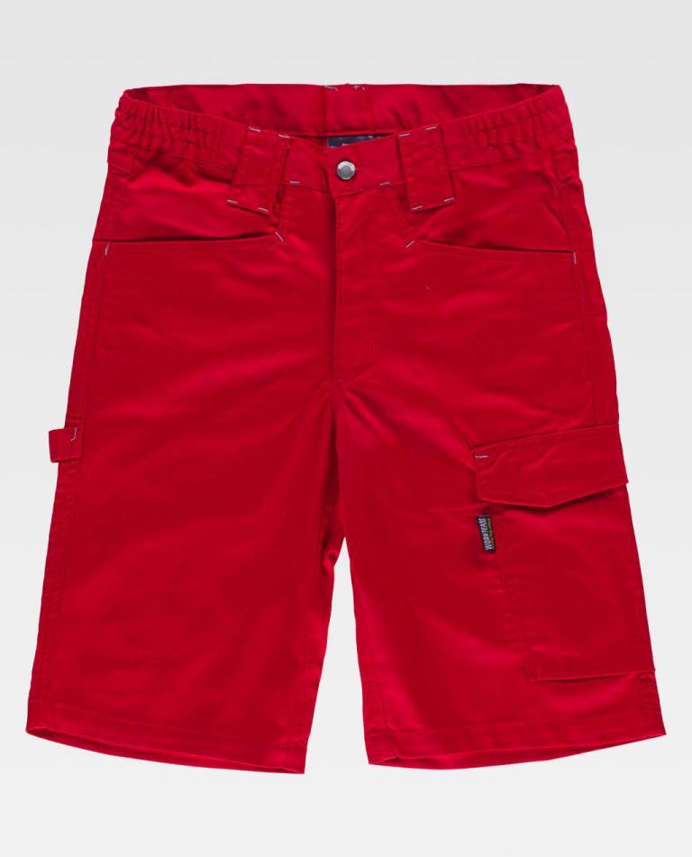 Bermuda Workteam B4035 Rojo