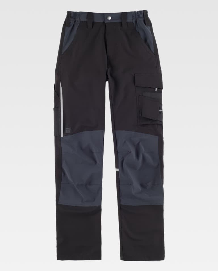 Pantalón Workteam B4042 Negro / Gris