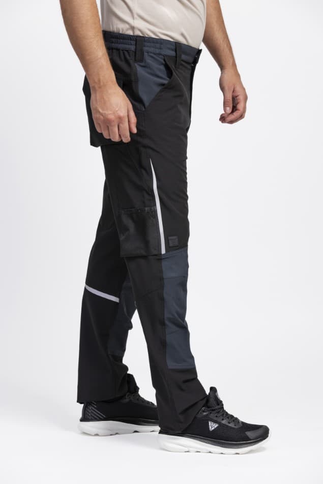 Pantalón Workteam B4042 Negro / Gris