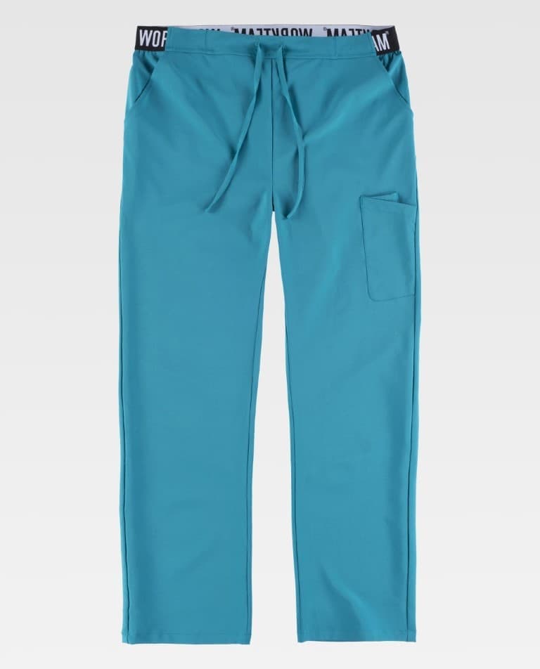 Pantalón Workteam B6910 Turquesa