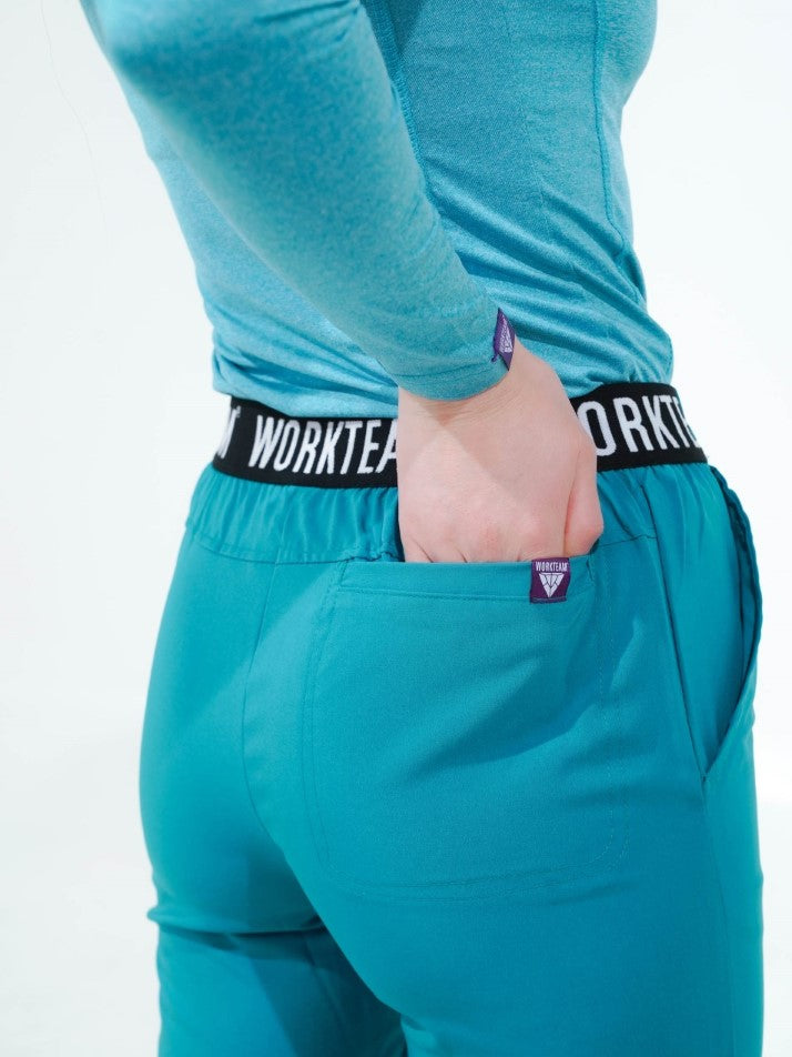 Pantalón Workteam B6910 Turquesa