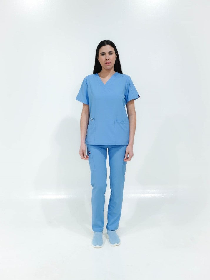 Pantalón Workteam B6920 Celeste