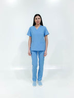 Pantalón Workteam B6920 Celeste