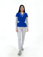 Pantalón Workteam B6930 Gris Claro