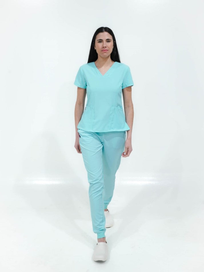 Pantalón Workteam B6930 Turquesa Claro