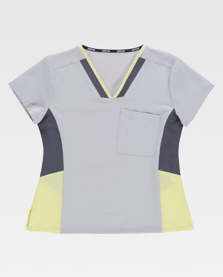 Casaca Workteam B6951 Gris Claro / Gris / Amarillo Claro