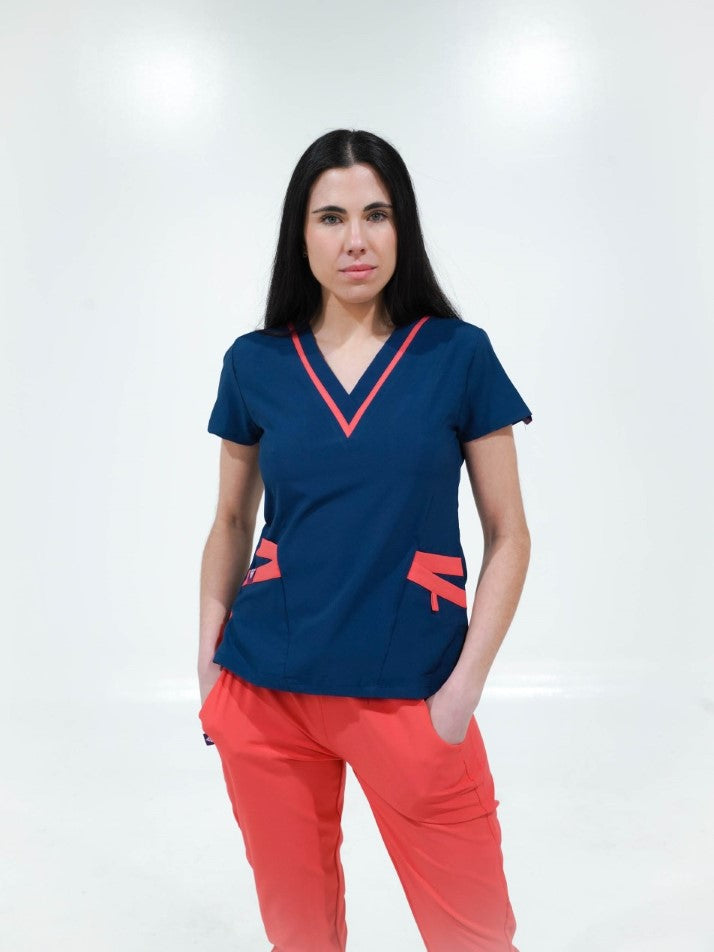 Casaca Workteam B6952 Azafata / Rosa Fucsia
