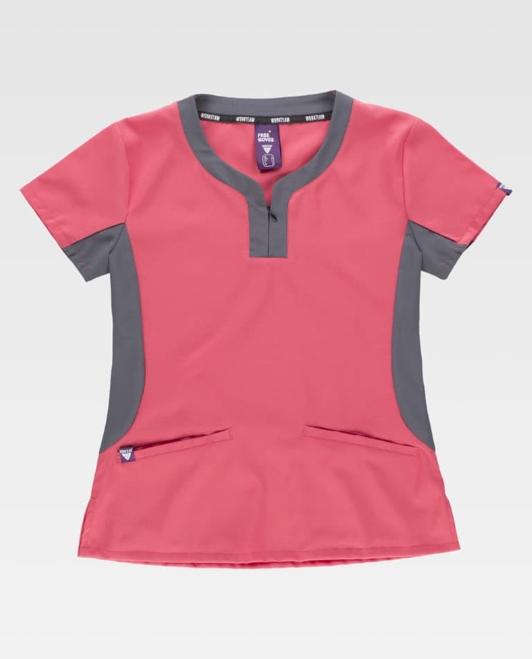 Casaca Workteam B6954 Rosa Fucsia / Gris