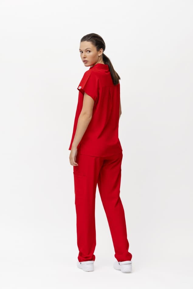 Pantalón Workteam B6960 Rojo