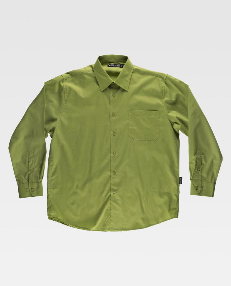 Camisa Workteam B8000 Verde Pistacho