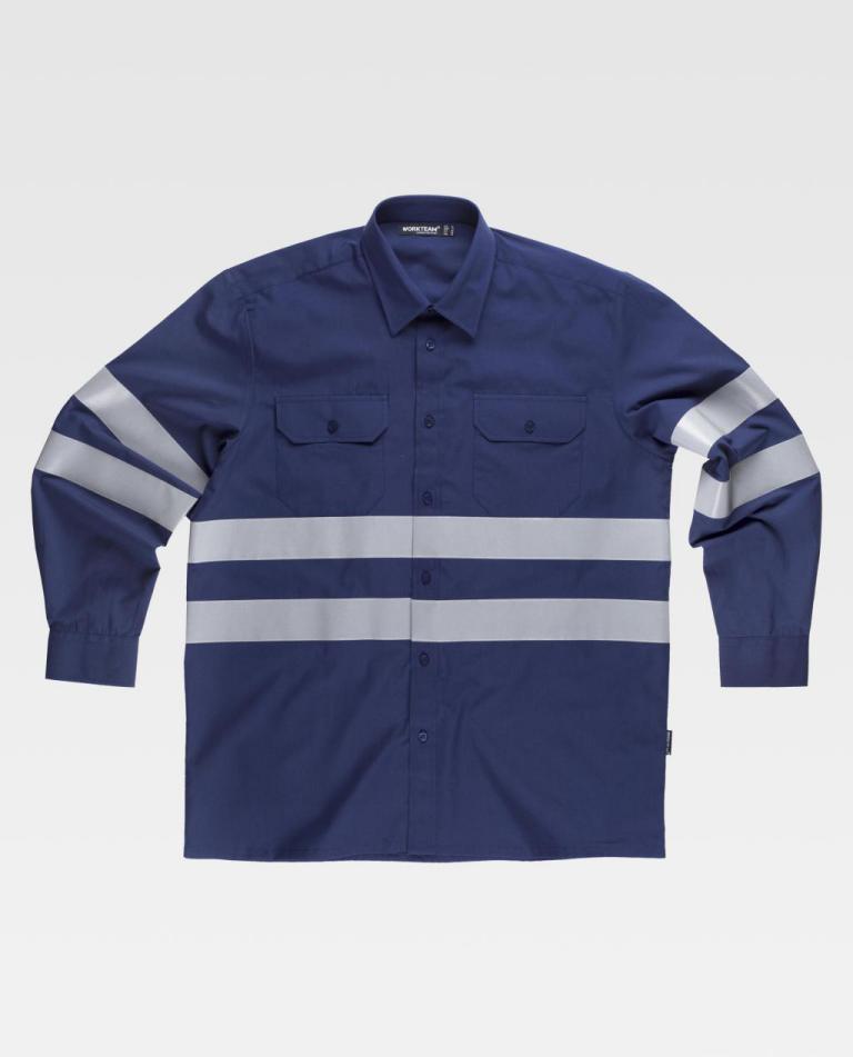Camisa Workteam B8007 Marino