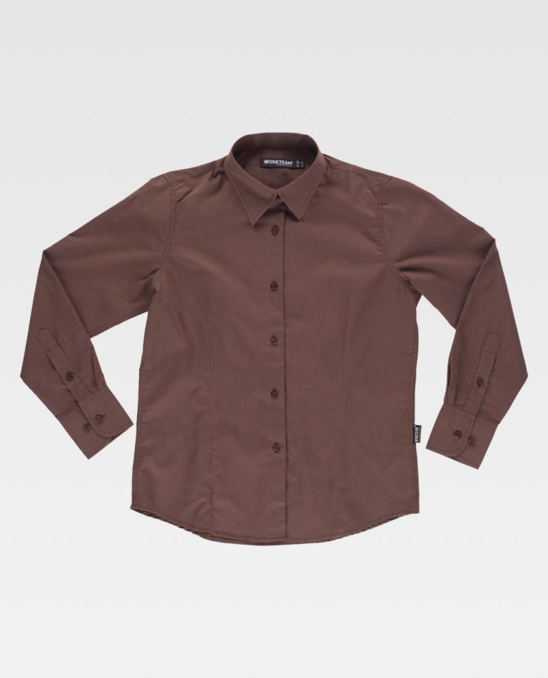 Blusa Workteam B8090 Marrón