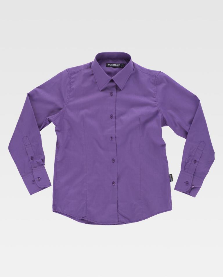 Blusa Workteam B8090 Morado