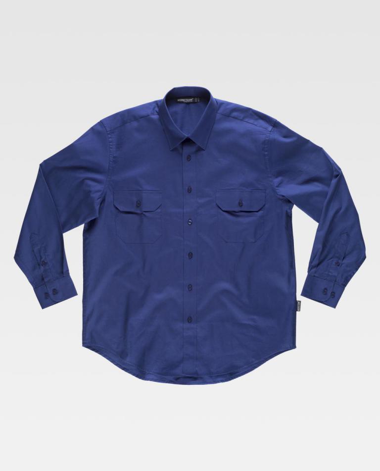 Camisa Workteam B8200 Azulina