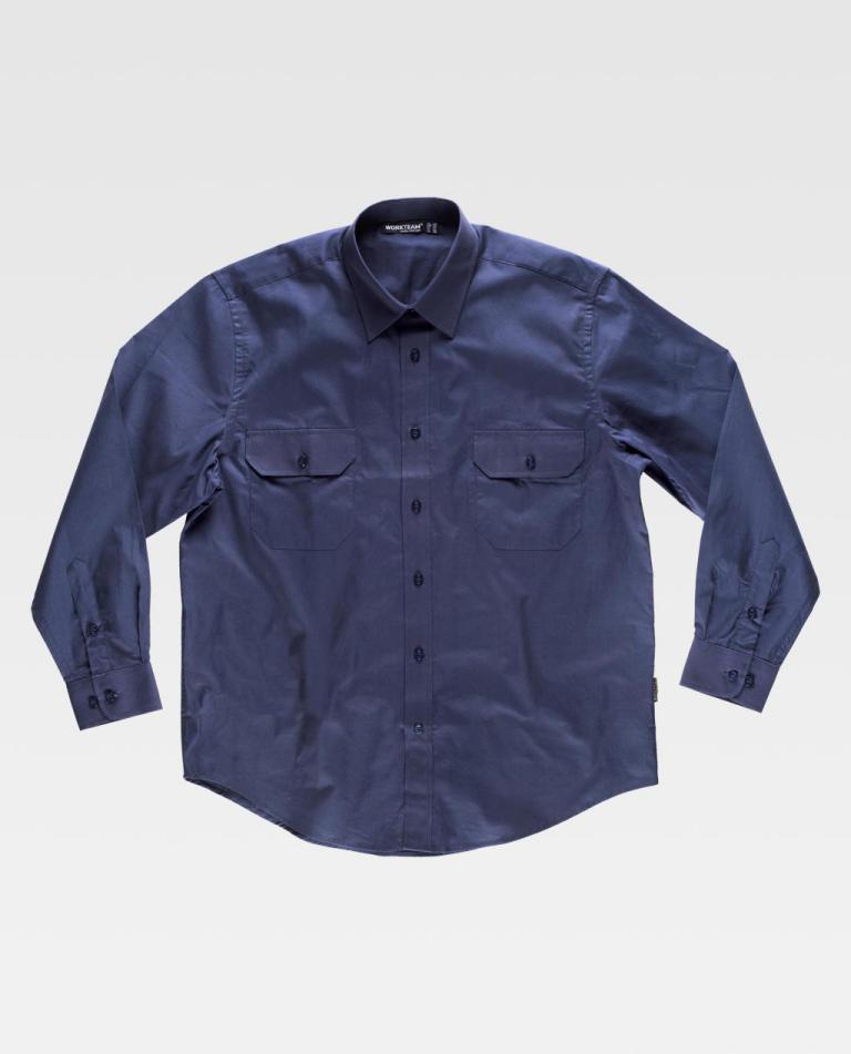 Camisa Workteam B8200 Marino