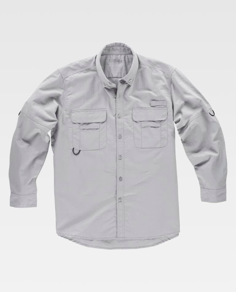 Camisa Workteam B8500 Gris Claro